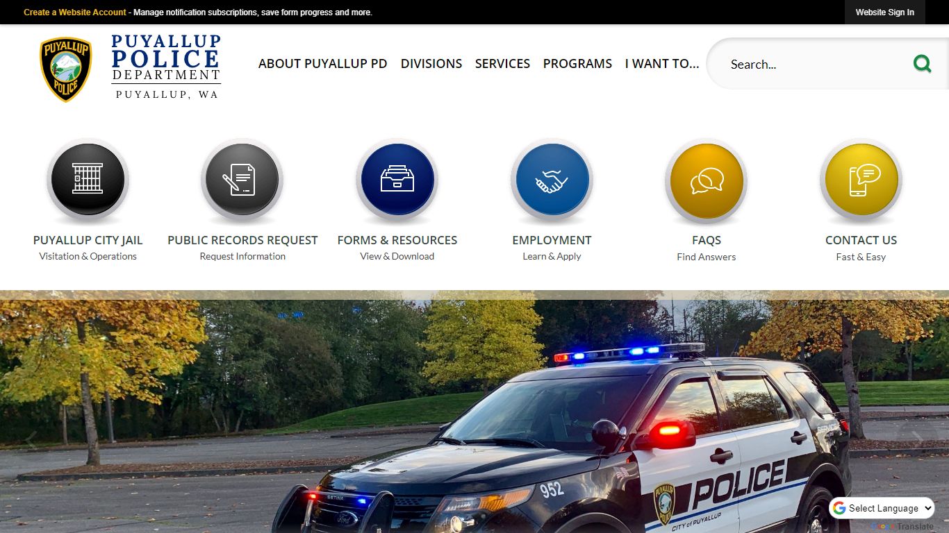 Police Department | Puyallup, WA